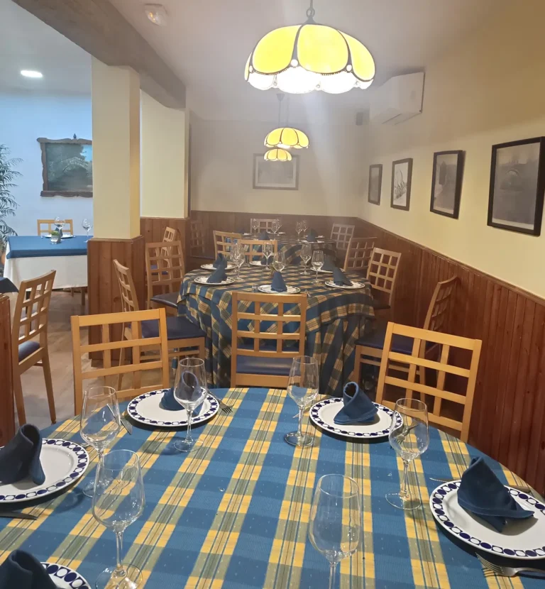comedor en restaurante casa amanda